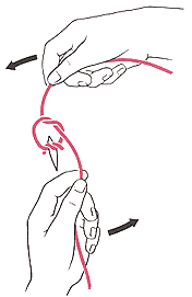 Wie knote ich richtig